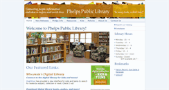 Desktop Screenshot of phelps.wislib.org