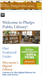 Mobile Screenshot of phelps.wislib.org